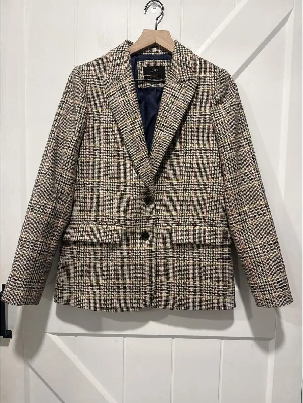 J.Crew Sommerset Plaid Blazer, Size 6